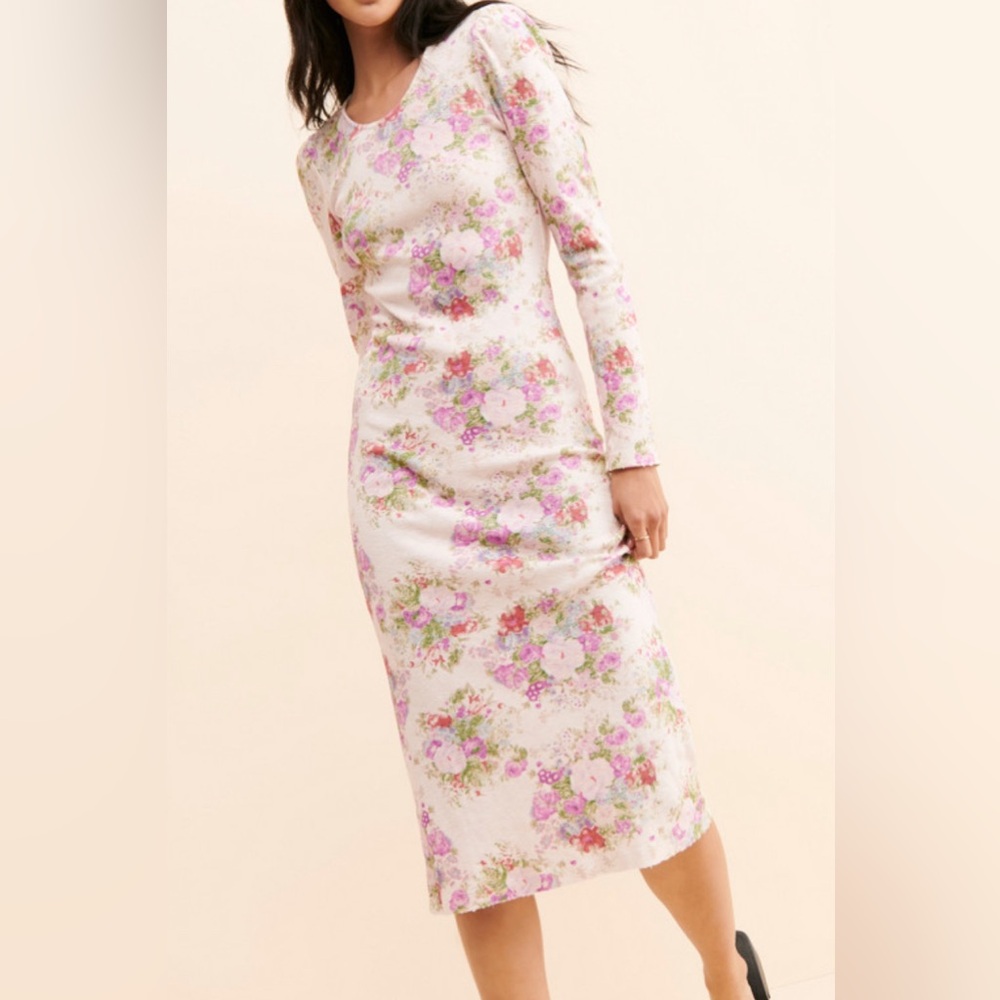 NWT LoveShackFancy Lisa Midi Dress